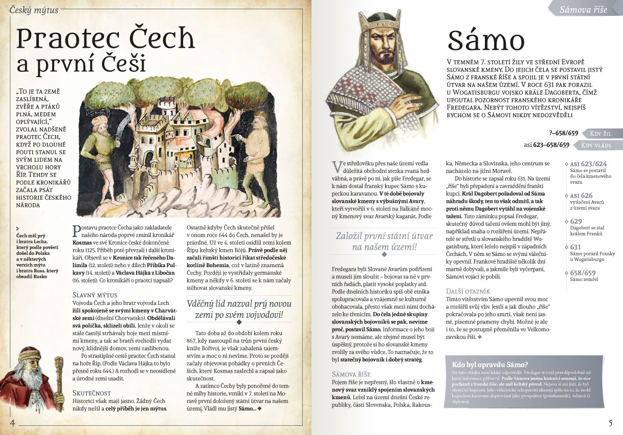 Všichni panovníci českých zemí (bookazine) + plakát
