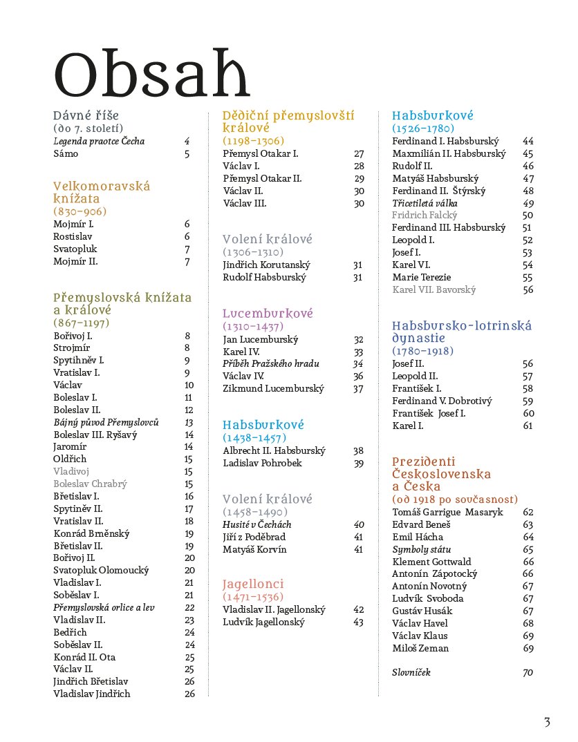 Všichni panovníci českých zemí (bookazine) + plakát