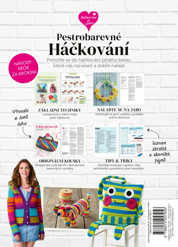 Pestrobarevné háčkování