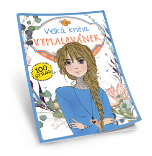 Modrá Velká kniha Vymalovánek (č. 10)