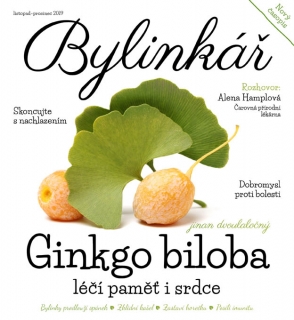 Bylinkář 11-12/2019 - Ginko biloba léčí paměť i srdce